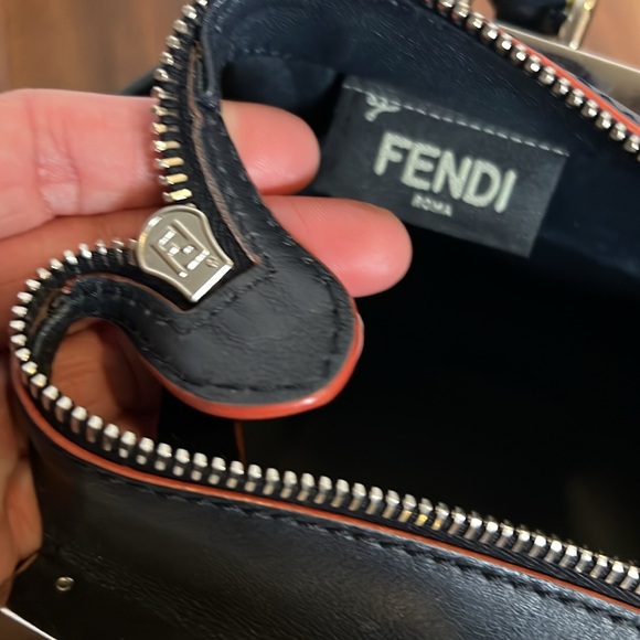 1622 Fendi Black Leather Bag 3 jours mini satchel - Picture 9 of 9